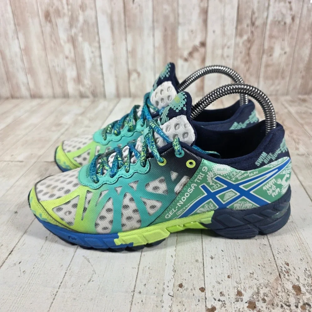 Asics Gel-Noosa Tri 9 Womens Running Shoes Multi Color T458N Size 6